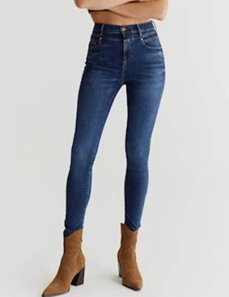 High waist jeans Lisa Dark Blue
