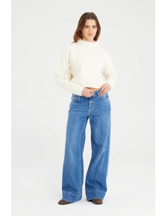 Wide Leg Jeans Layla Medium Blue