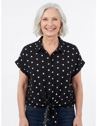 Blouse met knooplint 2445 Dot