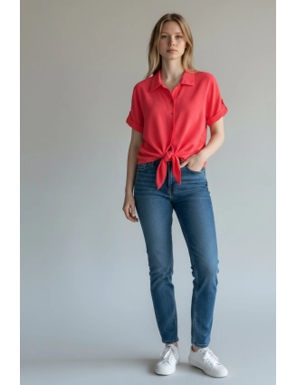 Blouse met knooplint 2445 Uni