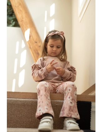 Flared broek met haarband M60316-35 kids